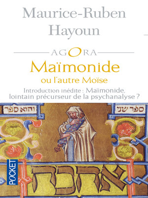 cover image of Maïmonide ou l'autre Moïse